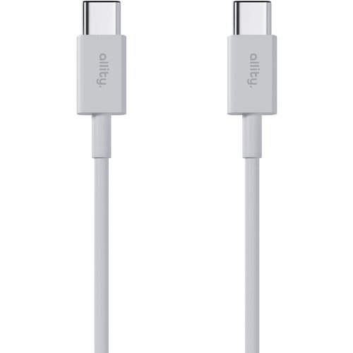 Kabel USB-C - USB-C ALLITY AUC-03 100W 1 m Biały