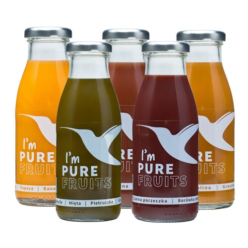 Sok COLLIBRE Pure Fruits Mix Smaków (15 x 250 ml)