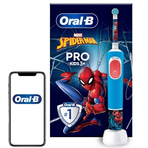Szczoteczka rotacyjna ORAL-B Vitality Pro Kids D103 Spiderman
