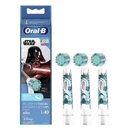 Oryginalna końcówka szczoteczki ORAL-B Kids EB10S0 Star Wars (3 szt.) (Dla dzieci od 3 lat)