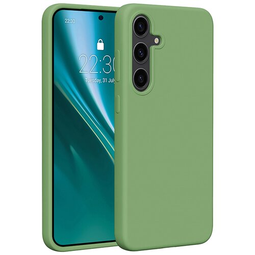 Etui ETTERI Silicone Case do Samsung Galaxy S25 Ultra Jasnozielony