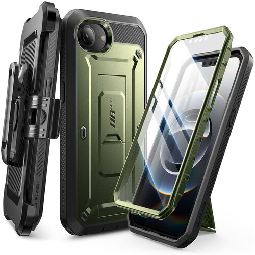 Etui SUPCASE Unicorn Beetle Pro do Apple iPhone 16e Zielony