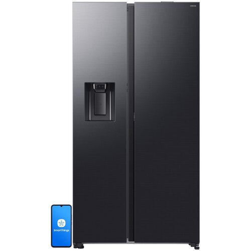 Lodówka SAMSUNG AI RS80F64KEFEO Side by side No Frost 178.4cm Grafitowa stal