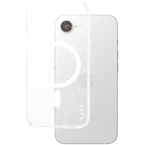 Etui PANZERGLASS Care Flagship Urban Combat StarLight MagSafe do Apple iPhone 16e Przezroczysto-biały