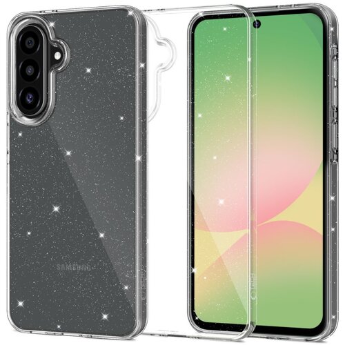 Etui TECH-PROTECT FlexAir do Samsung Galaxy A56 5G Przezroczysto-brokatowy