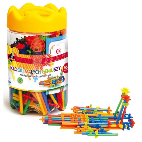 Klocki plastikowe ASKATO Klocki małych geniuszy Słomki 116525
