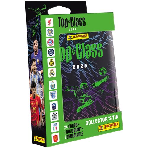 Karty PANINI Top Class 2025 Pure Football TC Mini puszka