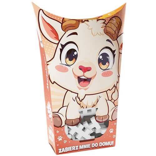 Klocki elastyczne MARIOINEX Mini Waffle Pocket Pets Koziołek 906941