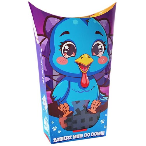 Klocki elastyczne MARIOINEX Mini Waffle Pocket Pets Indyk 907030