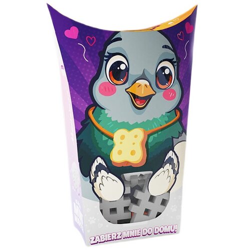 Klocki elastyczne MARIOINEX Mini Waffle Pocket Pets Gołąb 907177