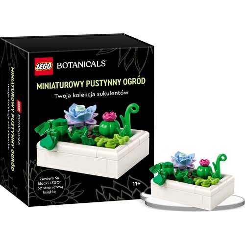 Książka LEGO Botanicals Miniaturowy pustynny ogród Twoja kolekcja sukulentów MAB-6601