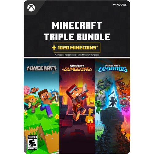 Kod aktywacyjny Minecraft: Triple Bundle Gra PC