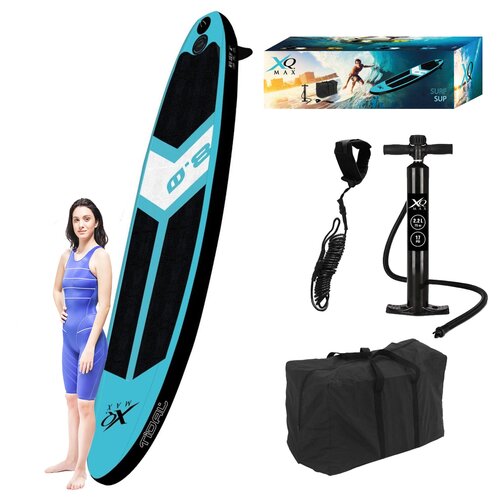 Deska SUP XQMAX Surf 245 x 57 x 10 cm Niebieski