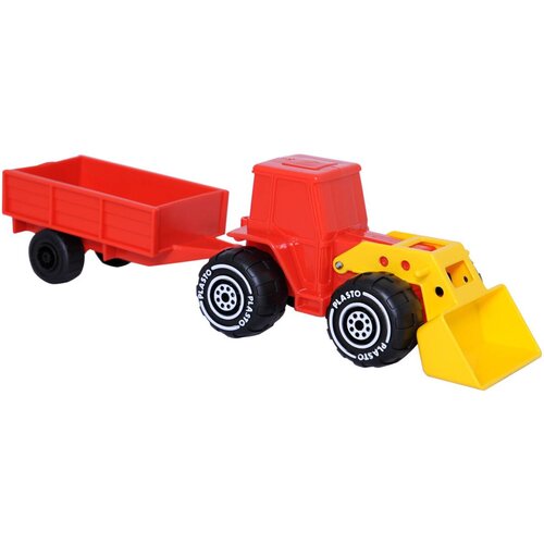 Traktor PLASTO z ładowaczem i przyczepką 1922000