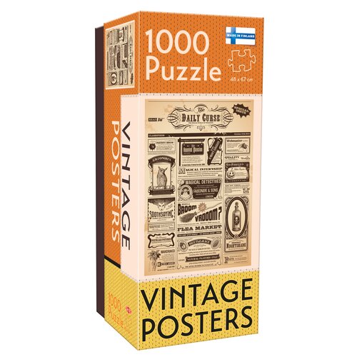 Puzzle TACTIC Vintage Posters Codzienna klątwa 59211 (1000 elementów)