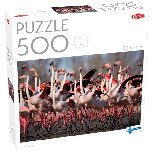 Puzzle TACTIC Lovers Większe flamingi 59215 (500 elementów)