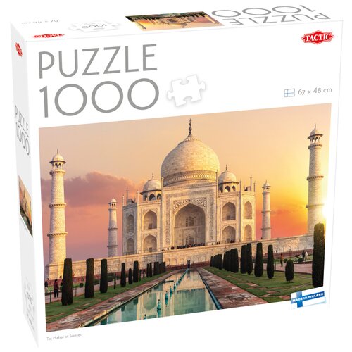 Puzzle TACTIC Lovers Tadź Mahal o zachodzie słońca 59229 (1000 elementów)