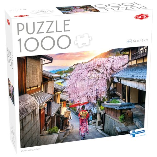 Puzzle TACTIC Lovers Kobieta spacerująca po Kioto 59228 (1000 elementów)