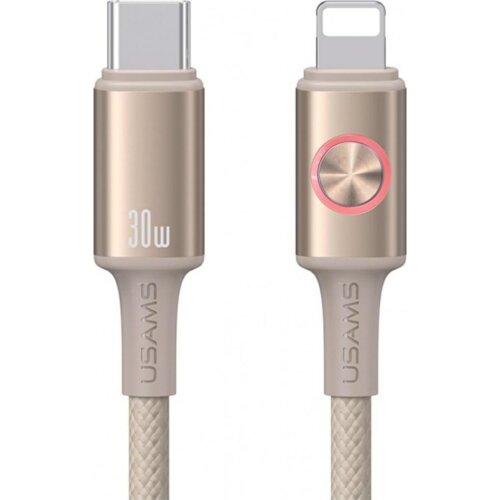 Kabel USB-C - USB-C USAMS Huan Series SJ753 30W 1.2 m Złoty