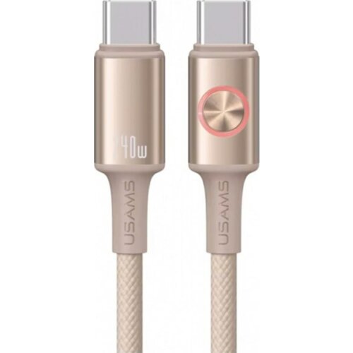 Kabel USB-C - USB-C USAMS Huan Series SJ751 240W 1.2 m Tytanowy