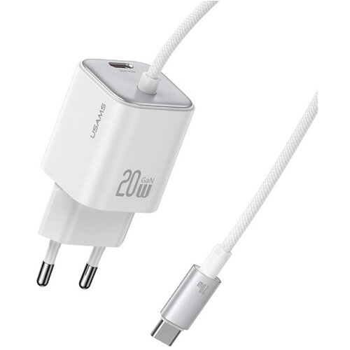 Ładowarka sieciowa USAMS CC261 GaN 20W Biały