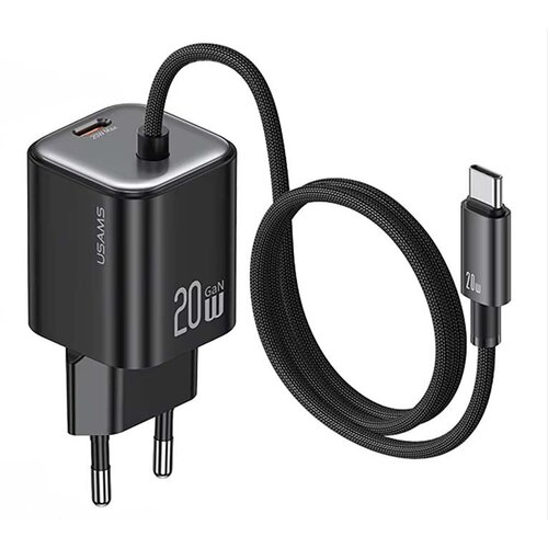 Ładowarka sieciowa USAMS CC261 GaN 20W Czarny