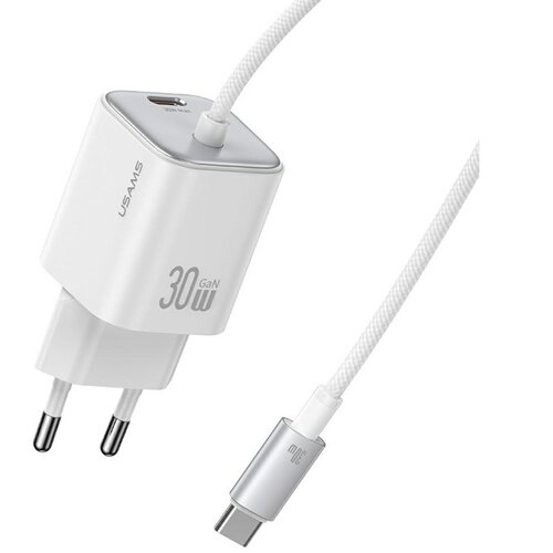 Ładowarka sieciowa USAMS CC264 GaN 30W Biały