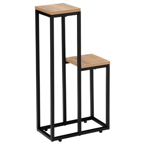 Kwietnik LOFTINSPIRED Hazel Craft Czarno-brązowy