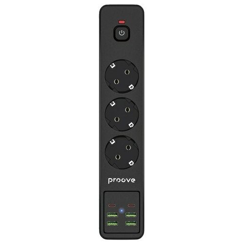 Listwa zasilająca PROOVE Power Socket P-03 (2 m) Czarny