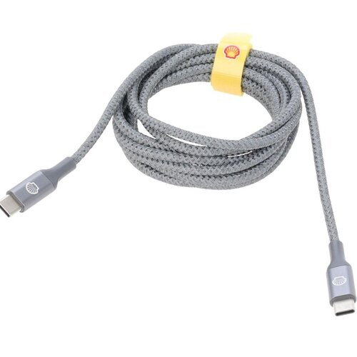 Kabel USB-C-USB-C SHELL 2m Szary