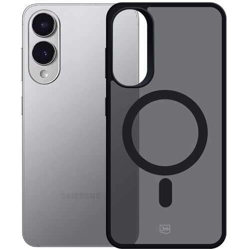 Etui 3MK Smoke MagCase do Samsung Galaxy S25 Edge Czarny transparentny