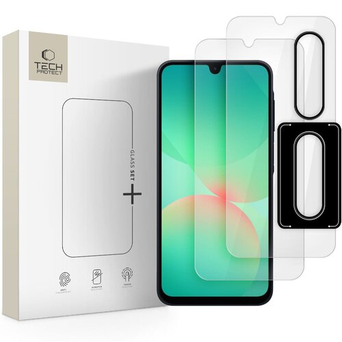 Szkło hartowane TECH-PROTECT Glass Set+ do Samsung Galaxy A26 5G Przezroczysty