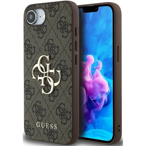 Etui GUESS 4G Big Logo do Apple iPhone 16e Brązowy