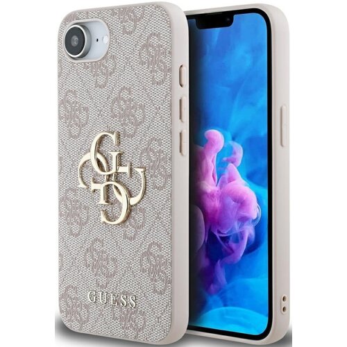 Etui GUESS 4G Big Logo do Apple iPhone 16e Różowy