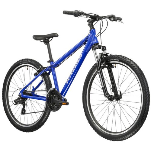 Rower górski MTB KROSS Hexagon 1.0 M19 26 cali męski Niebiesko-srebrny