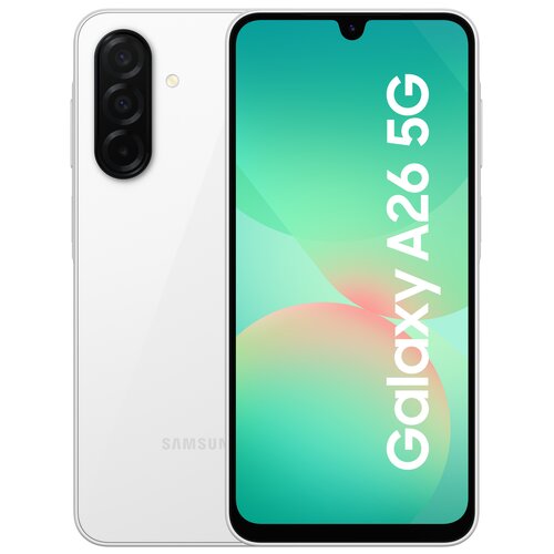 Smartfon SAMSUNG Galaxy A26 5G 8/256GB 6.7" 120Hz Biały SM-A266