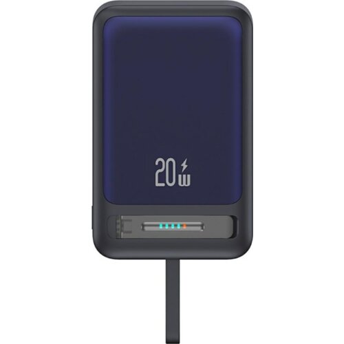Powerbank USAMS XM Series CD219 Magnetic Wireless 10000 mAh Czarno-granatowy