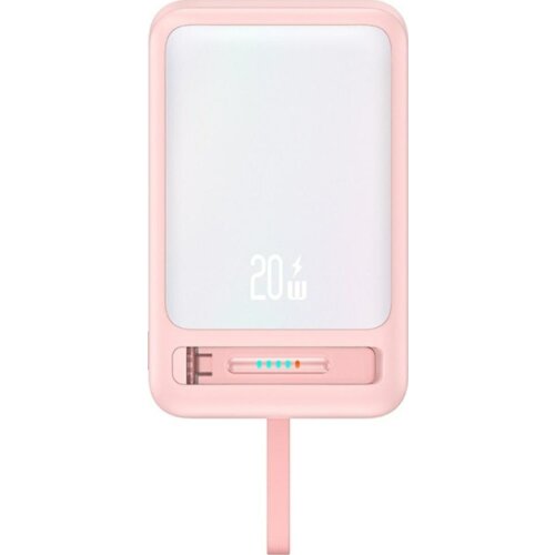 Powerbank USAMS XM Series CD219 Magnetic Wireless 10000 mAh Różowy