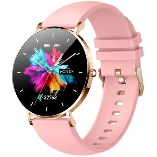 Smartwatch MANTA Alexa Różowy + pasek