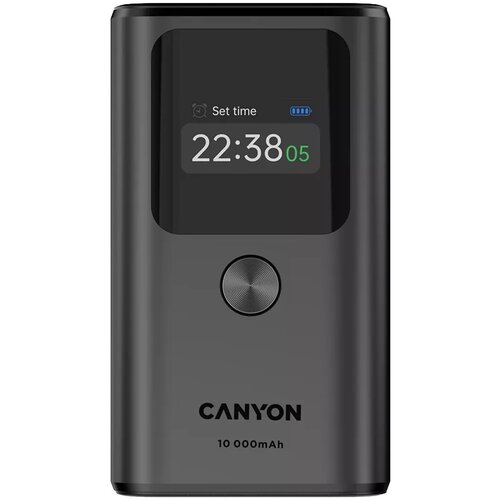 Powerbank CANYON OnPower 130 10000 mAh 30W Ciemnoszary
