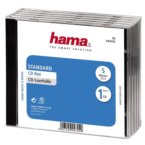 Pudełko do płyt HAMA Standard 44744 (5 szt.)