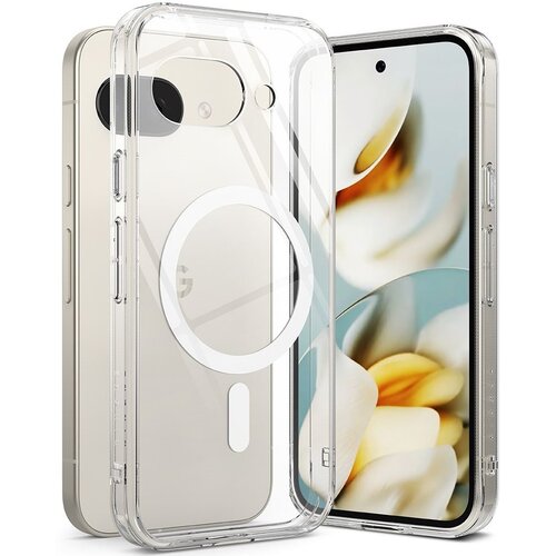 Etui RINGKE Fusion Magnetic MagSafe do Google Pixel 9a Przezroczysty
