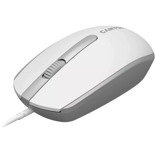Mysz CANYON M-10 Biało-szary