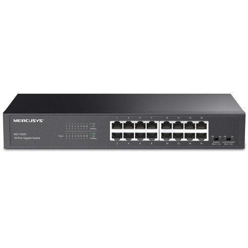 Switch MERCUSYS MS116GS Gigabit Ethernet, 16 portów