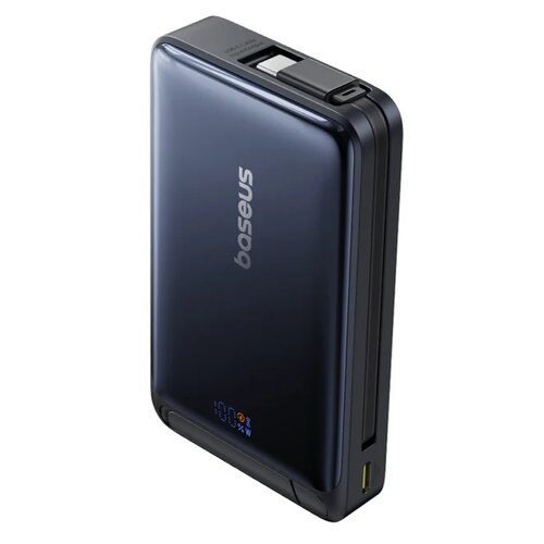 Powerbank indukcyjny BASEUS Nomos Qi2 10000 mAh 45W Czarny