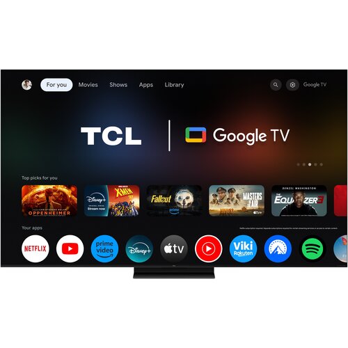 Telewizor TCL 75C7K 75" QD-Mini LED 4K 144Hz Google TV Dolby Vision IQ Dolby Atmos HDMI 2.1
