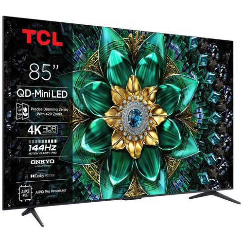 Telewizor TCL 85C69K 85" QD-Mini LED 4K 144 Hz Google TV Dolby Atmos Dolby Vision HDMI 2.1