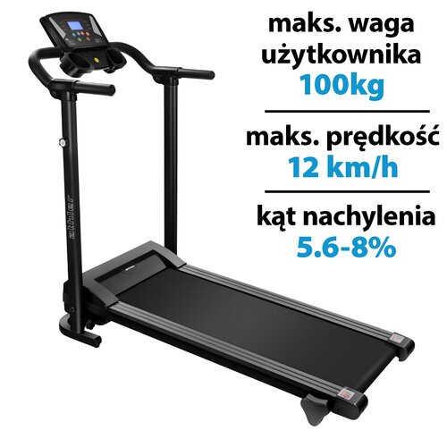 Bieżnia elektryczna ATHLER Impala 30 1118W 12km/h