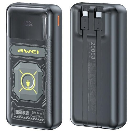 Powerbank AWEI P99K 20000 mAh 22.5W Czarny