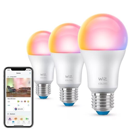Inteligentna żarówka LED WIZ 929003601033 8.5 W E27 Wi-Fi Bluetooth (3 szt.)